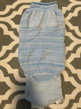 Blue Striped Baby Sleep Sack - Lightweight Cozy Sleepwear